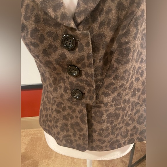 Rebecca Taylor. Size 10 leopard jacket. - Picture 5 of 12